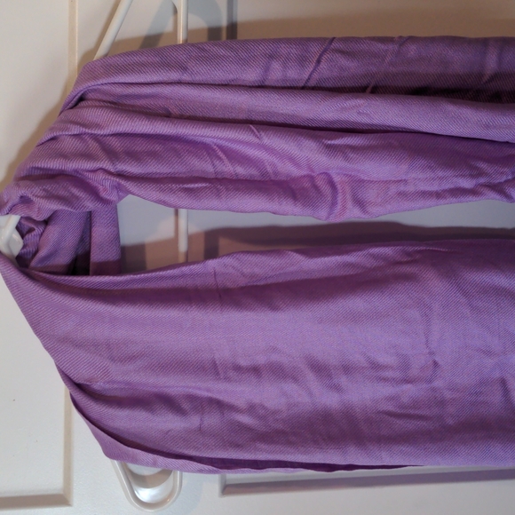 Lavender Purple Pashmina Shawl Scarf NWT Rayon - Picture 6 of 6